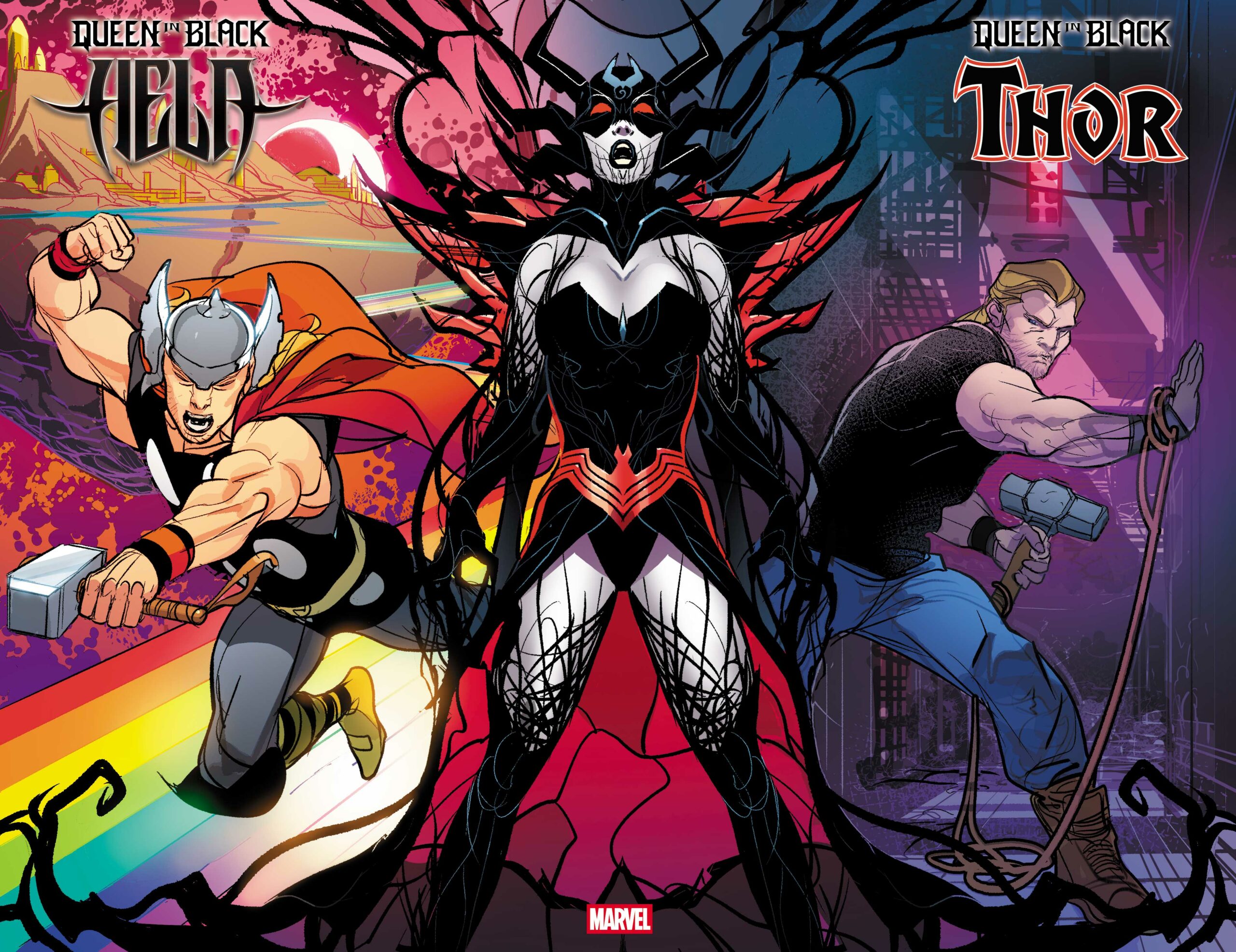 Thor y los Defensores protagonizan los especiales de La Reina de Negro